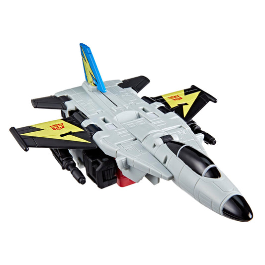 Transformers Aerialbot Skydive in jet mode for high-flying imaginative play.
