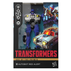 Articulated head, arms, and legs enable expressive poses for Red Alert