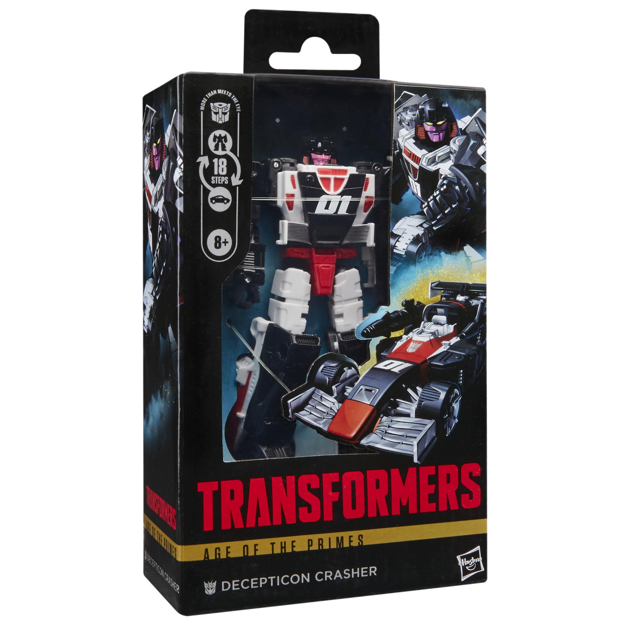 Transformers Crasher in sports car mode for quick conversion and style
