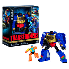 Grimlock with cannon blaster accessory in both modes for battle play