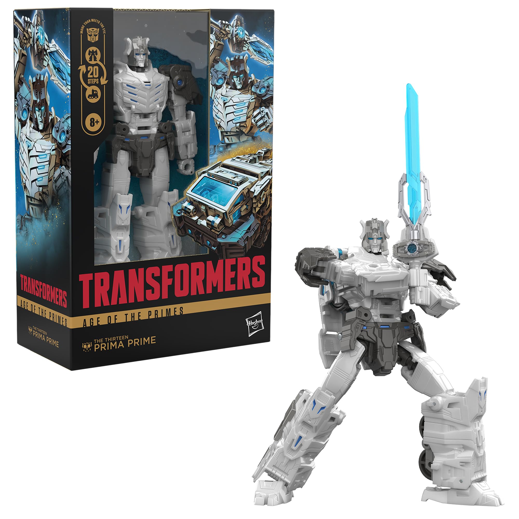 Prima Prime figure features articulated head for expressive posing and display possibilities.