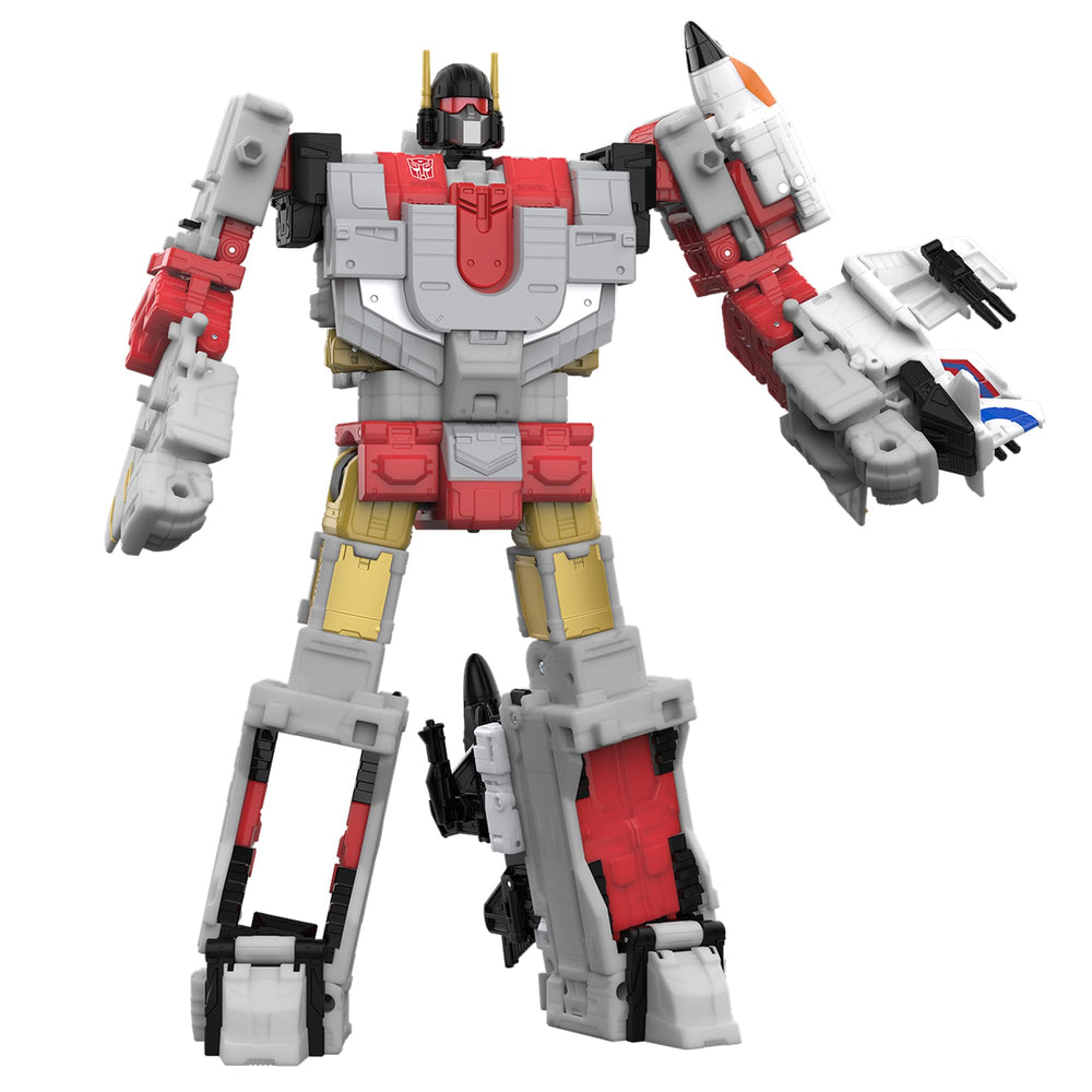 Age of the Primes Silverbolt figure ready for display and storytelling.