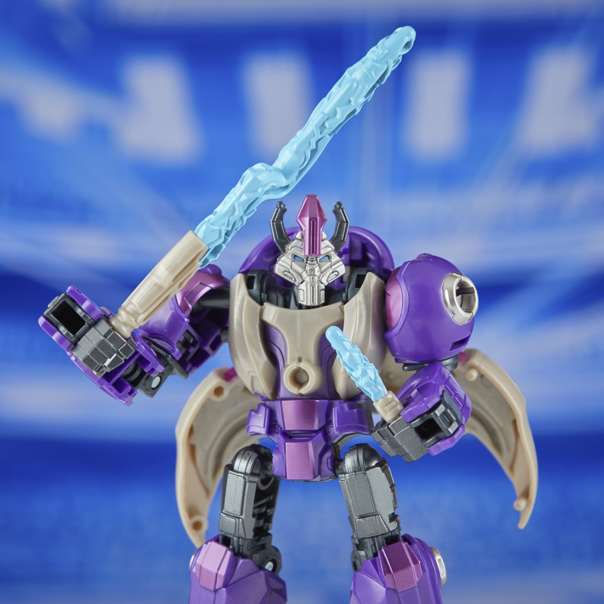 Transformers Alpha Trion 5-inch figure, compact for desk display and travel play.