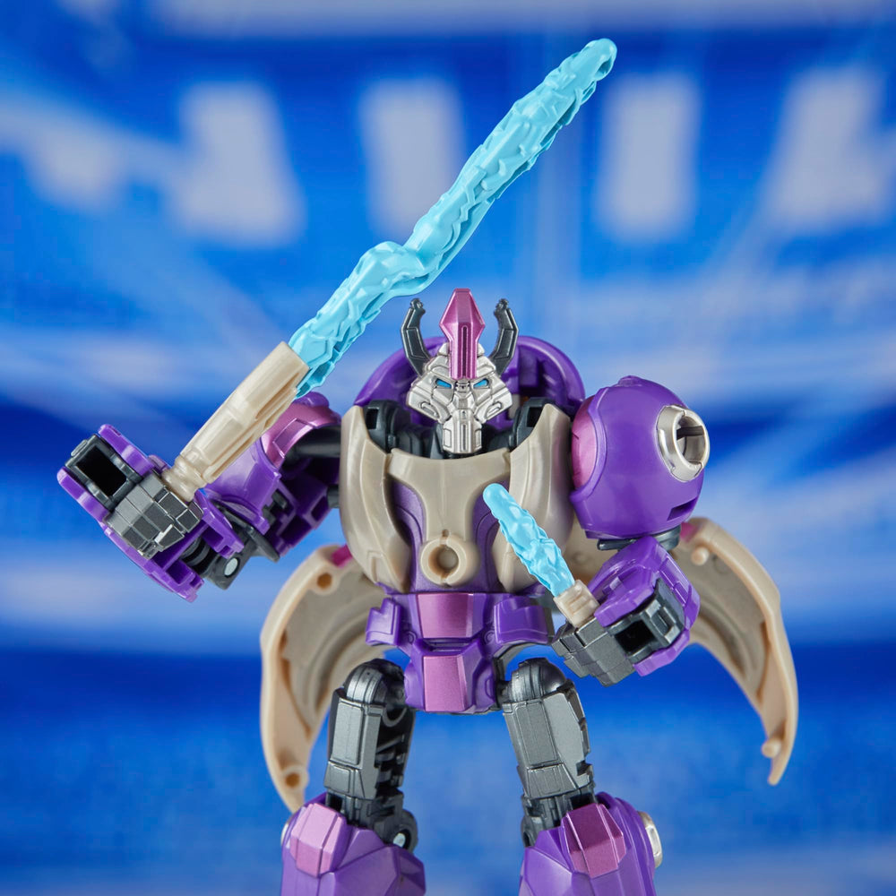 Transformers Alpha Trion 5-inch figure, compact for desk display and travel play.