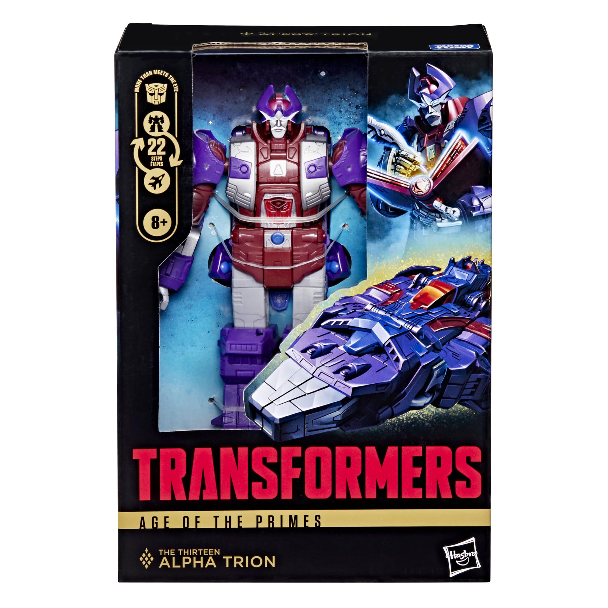Transformers Alpha Trion in hovercraft mode highlights 22-step conversion