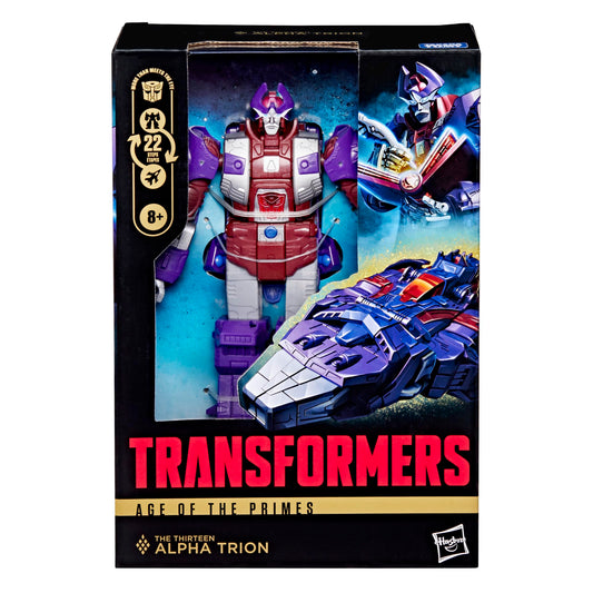 Transformers Alpha Trion in hovercraft mode highlights 22-step conversion
