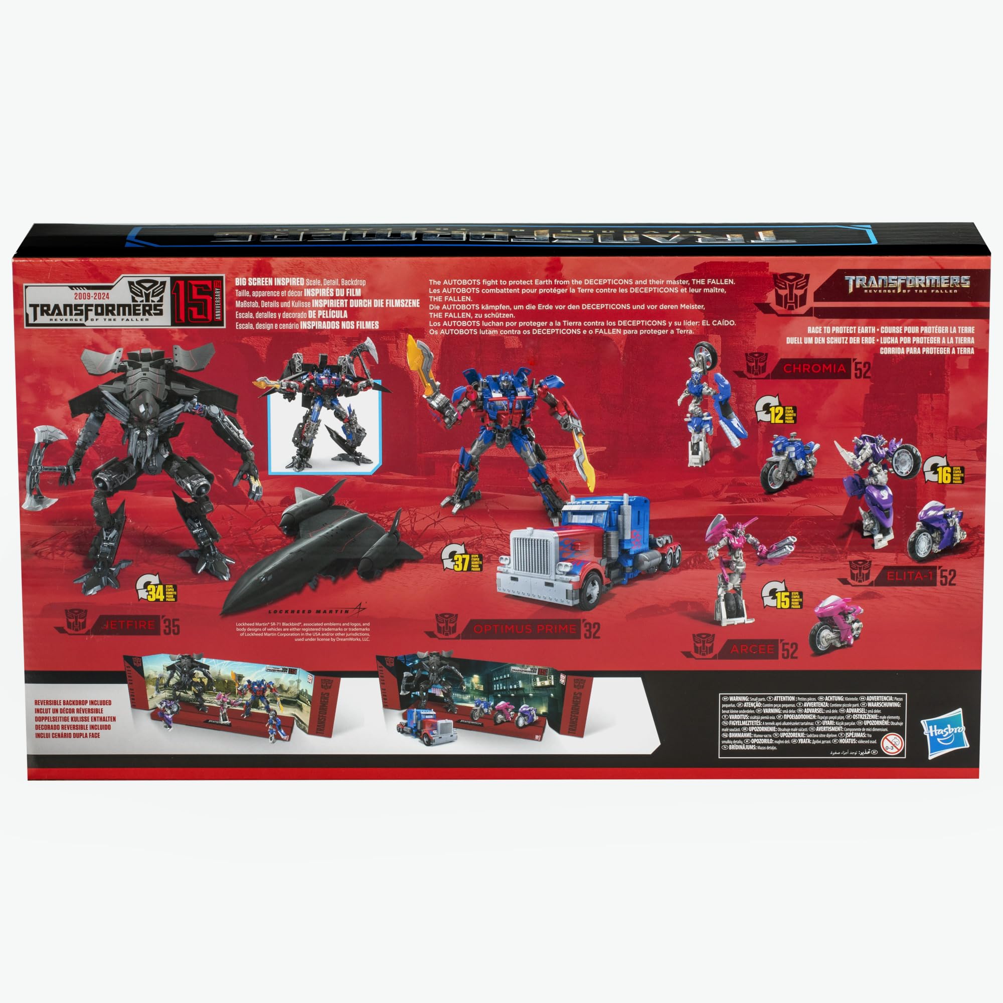 Transformers Arcee figure in deluxe scale for versatile display options.