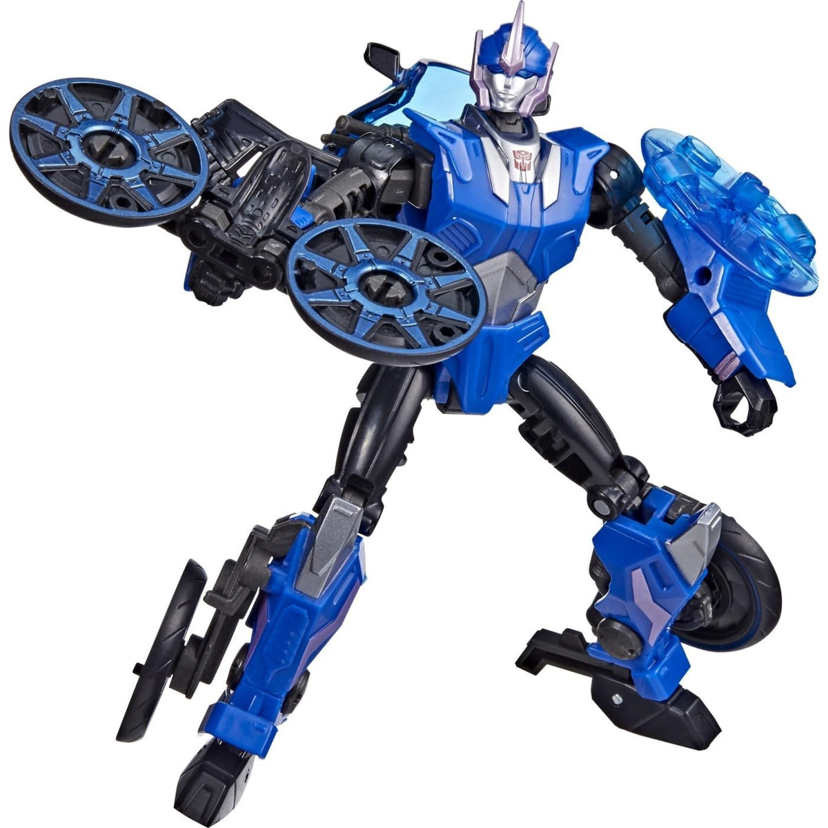 Transformers Arcee robot mode action figure ready for imaginative play and dynamic poses.