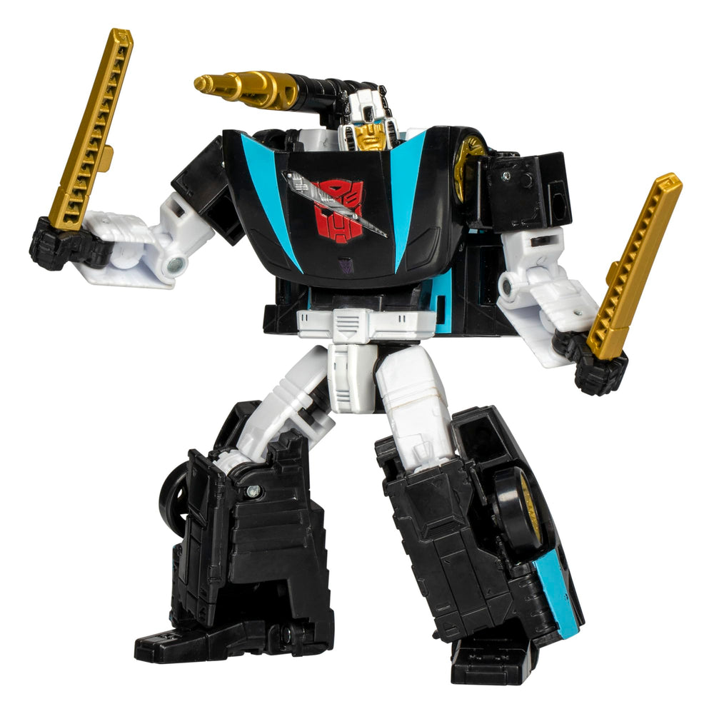 Transformers Armada Wheeljack figure in robot mode ready for action play and display.