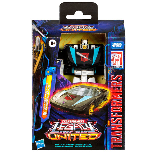 Transformers Armada Wheeljack in sports car mode demonstrates 16-step conversion for imaginative play.