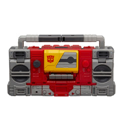 Transformers Blaster and Eject backdrop scene for removable backdrop display.