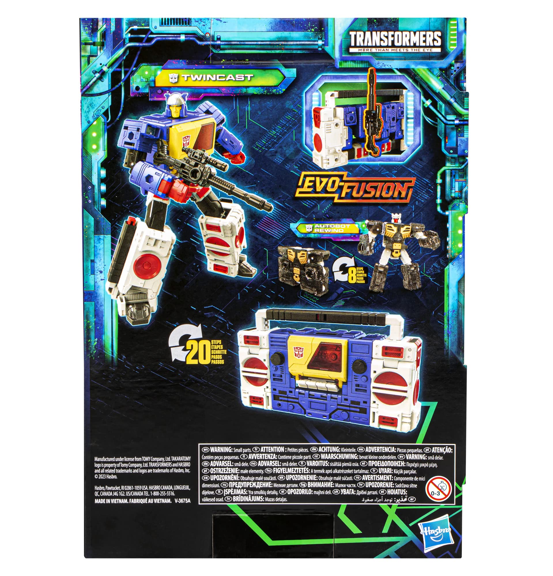 Transformers Autobot Rewind cassette mode enables compact storytelling