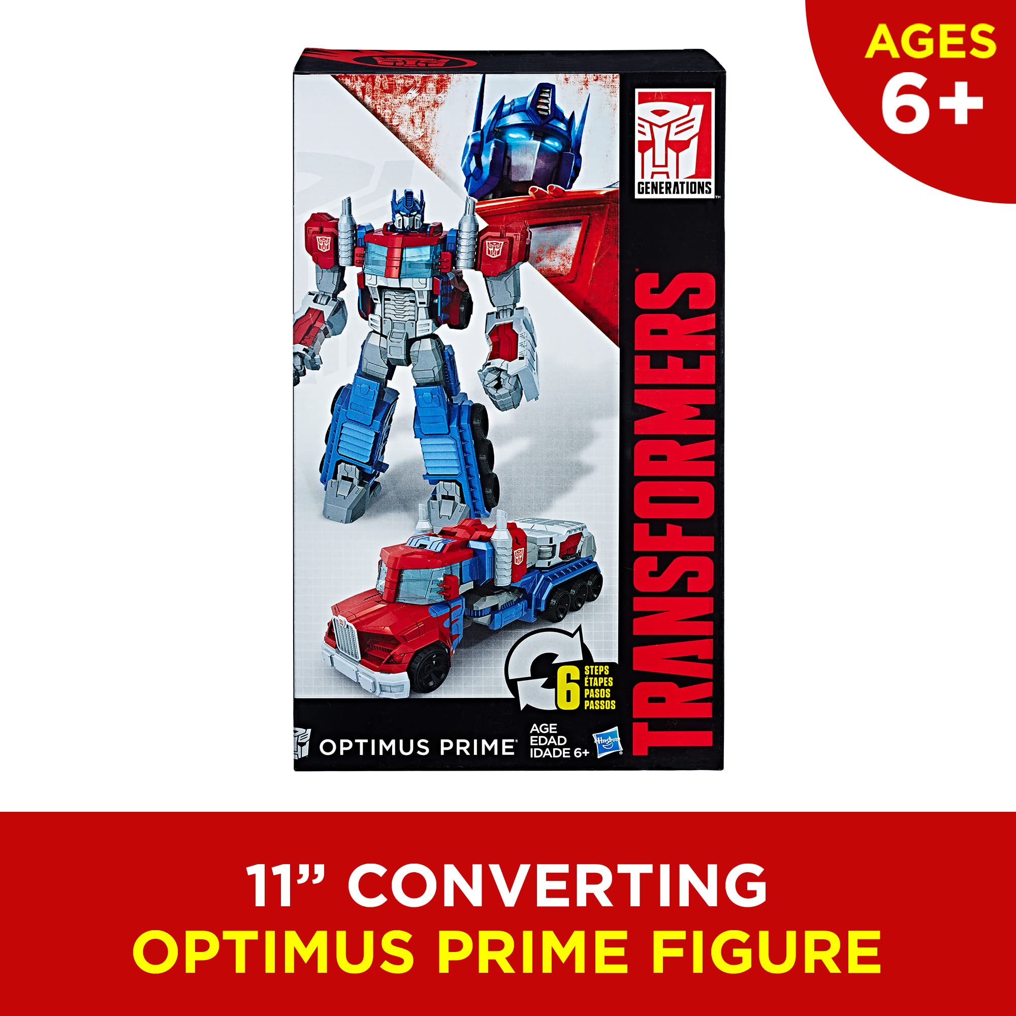 Autobot vs Decepticons battles with 11-inch figures from Transformers.