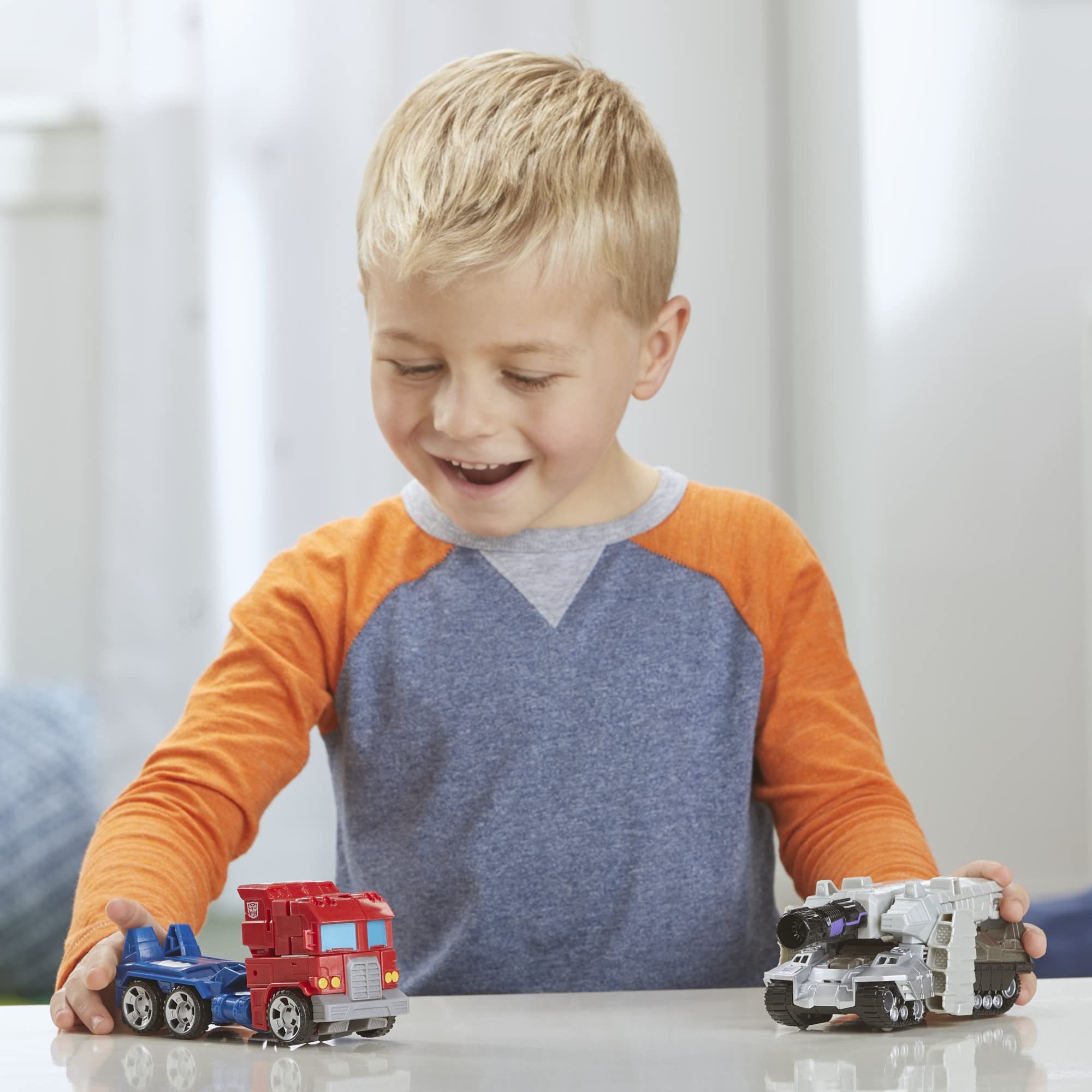 Autobots vs Decepticons battle scene sparks imagination