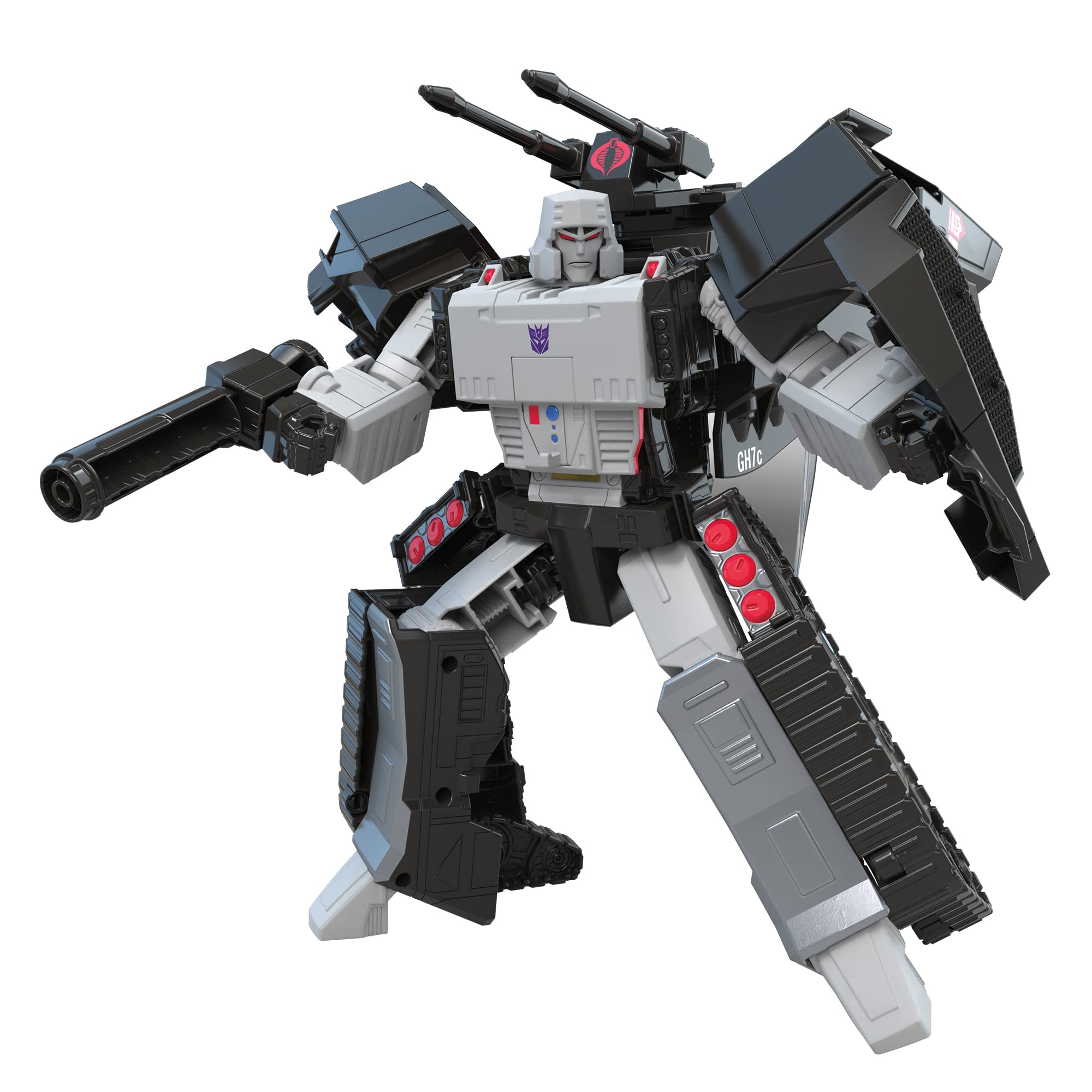 Transformers Baroness figure at turret, great for posing and display.