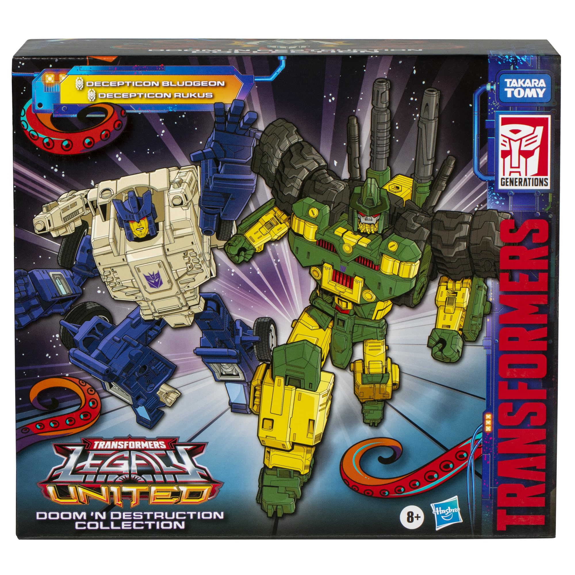 Transformers Bludgeon in tank mode for vehicle-focused play scenes.