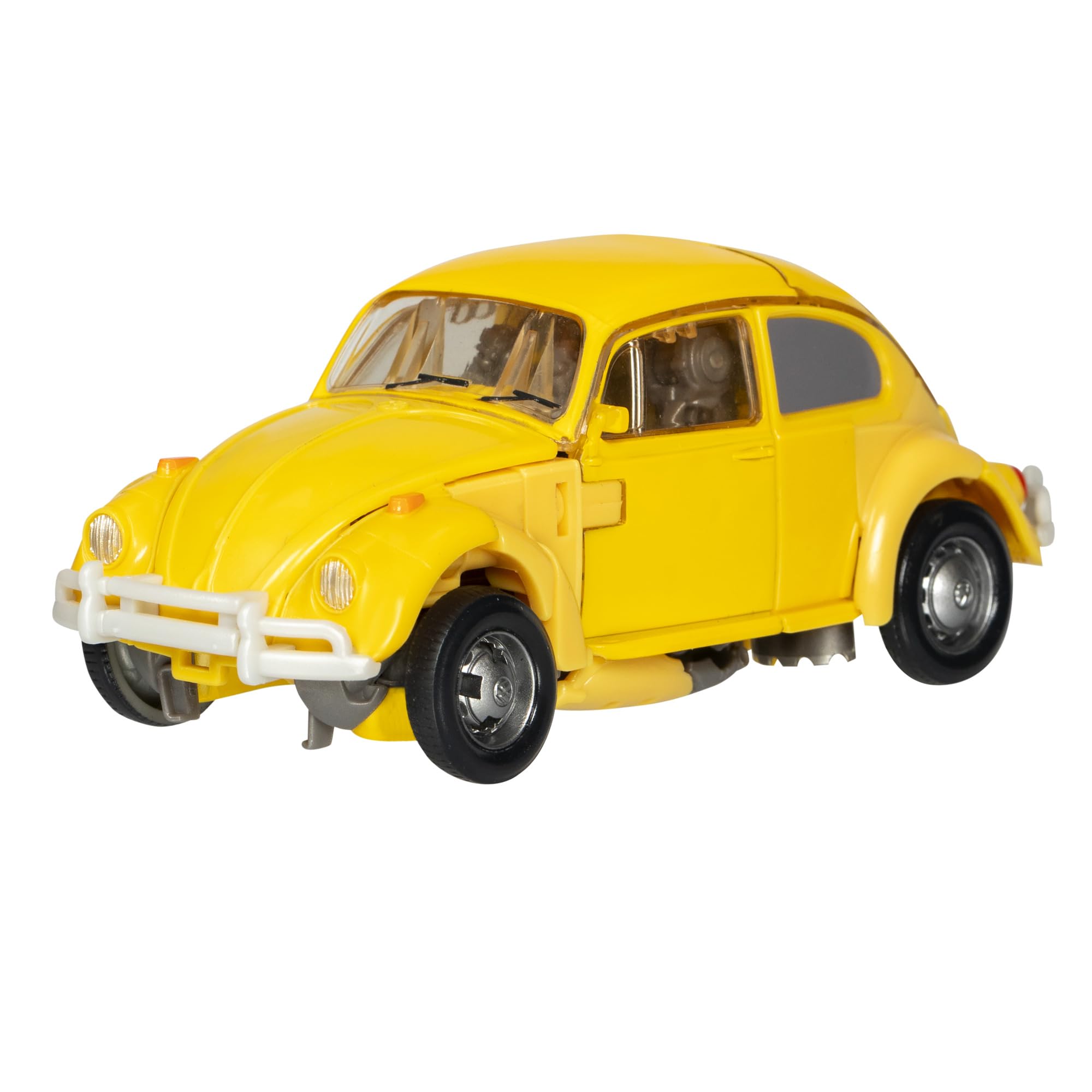 Transformers Bumblebee 117 in car mode during 23-step conversion demonstration