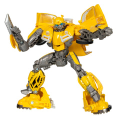 Transformers Bumblebee 117 robot form with movie-inspired detailing for display and play