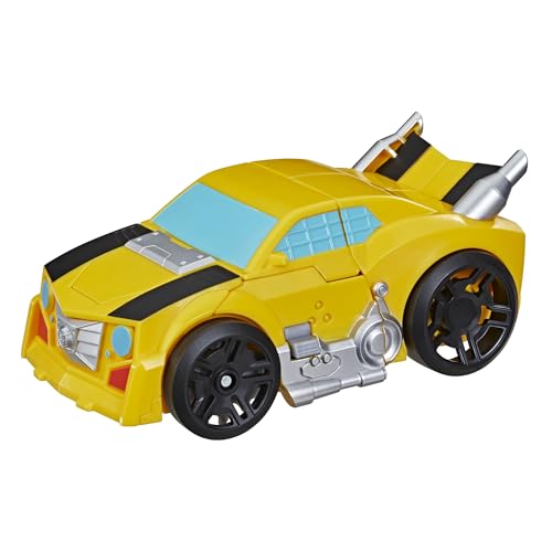 Transformers Bumblebee Rescue Bots Academy bright-yellow design catches the eye