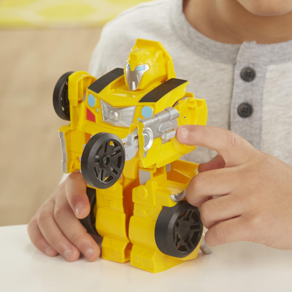 Transformers Bumblebee Rescue Bots Academy rescue tool activates during play
