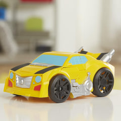 Transformers Bumblebee Rescue Bots Academy spin-saw adds action to playtime