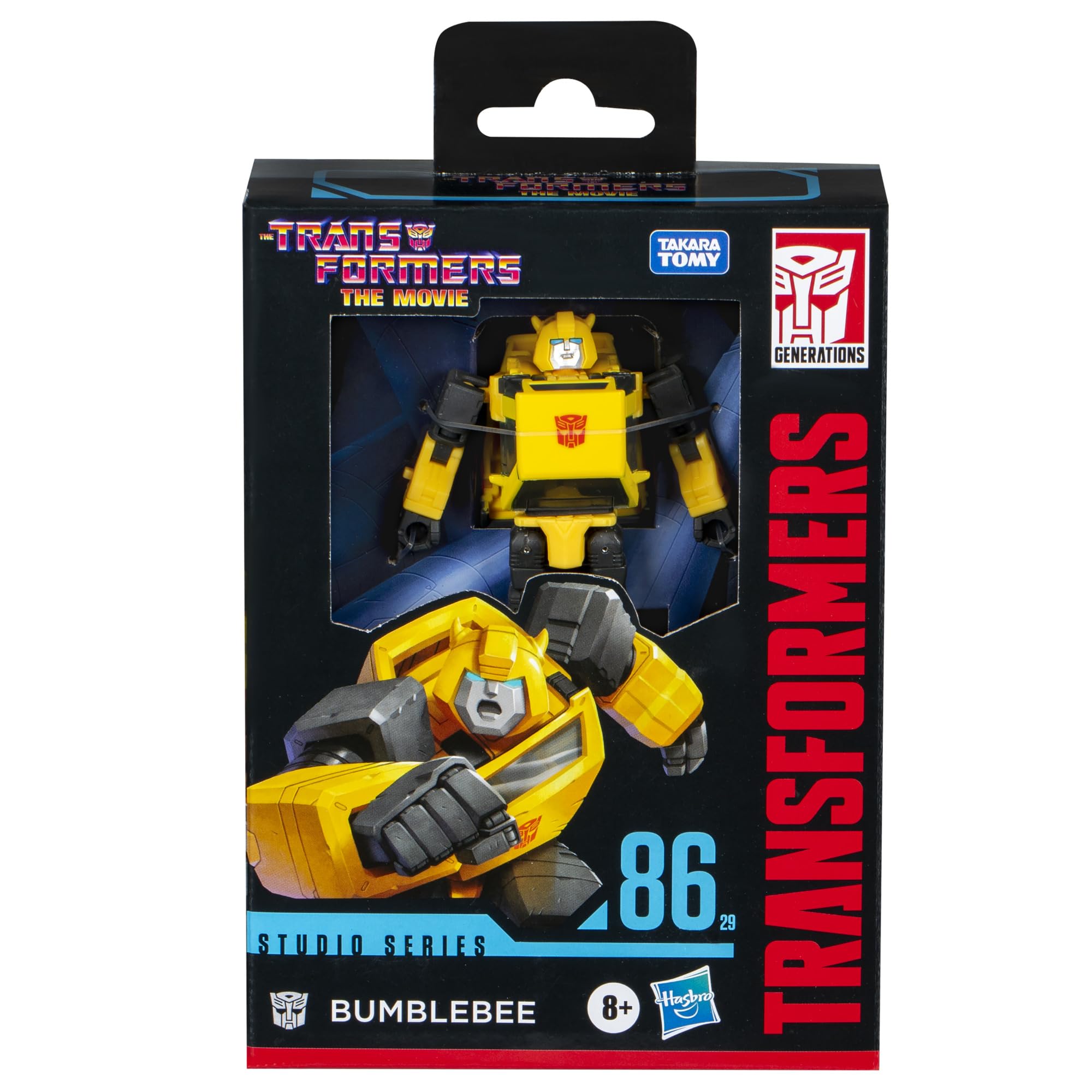 Transformers Bumblebee Studio Series Deluxe car mode for compact play and display.