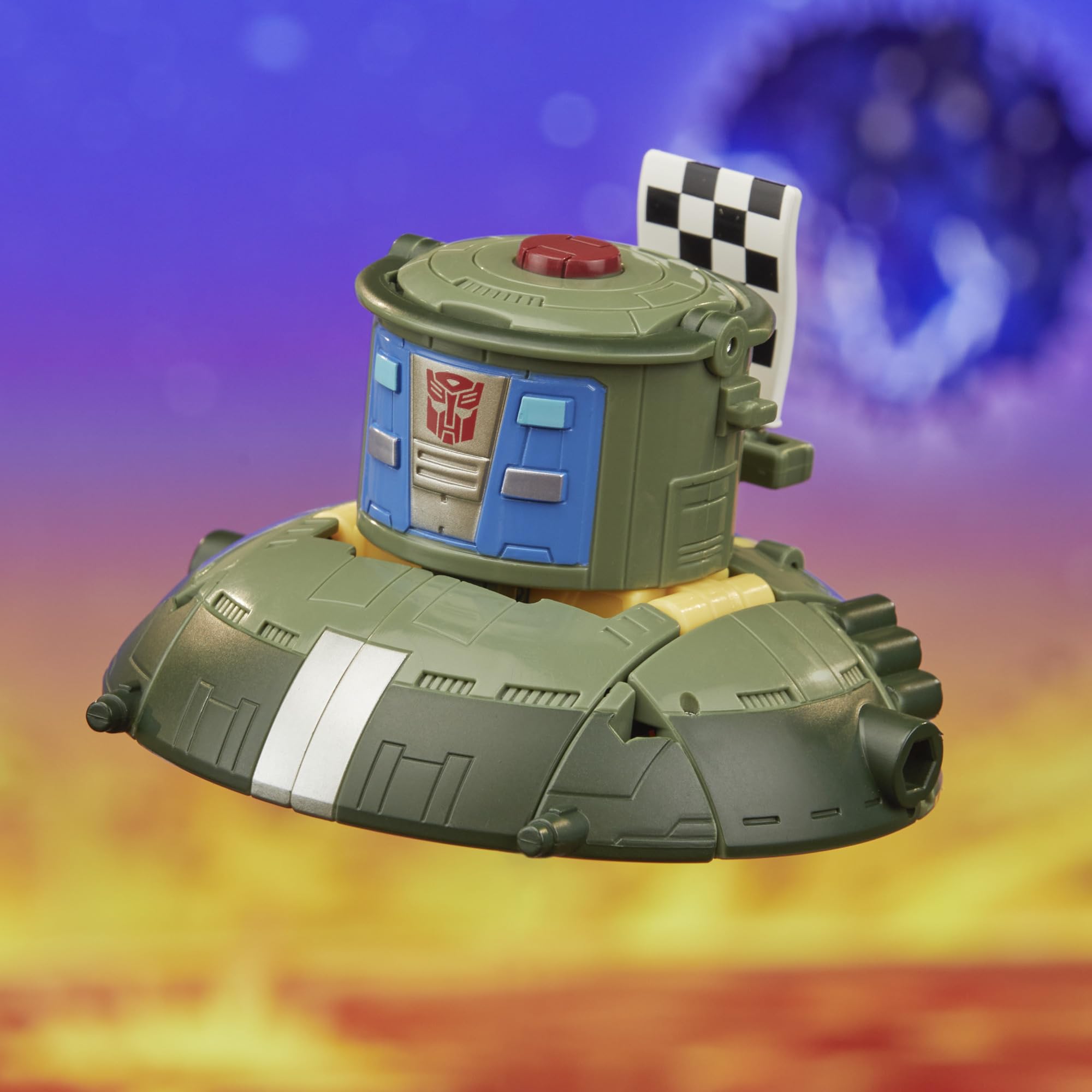 Cosmos blaster attachment secures to both modes for authentic play.