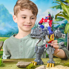 Grimlock offers immersive storytelling with compatible CYBERWORLD figures.