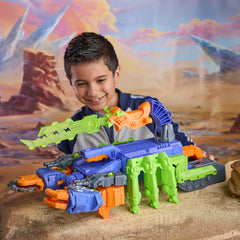 Transformers CYBERWORLD Scorponok battle stations visible in chest and legs.