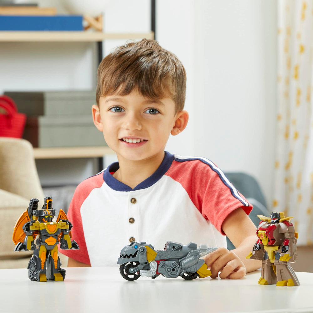 Transformers Dinobot Adventures Snarl figure stegosaurus mode invites dynamic battles.
