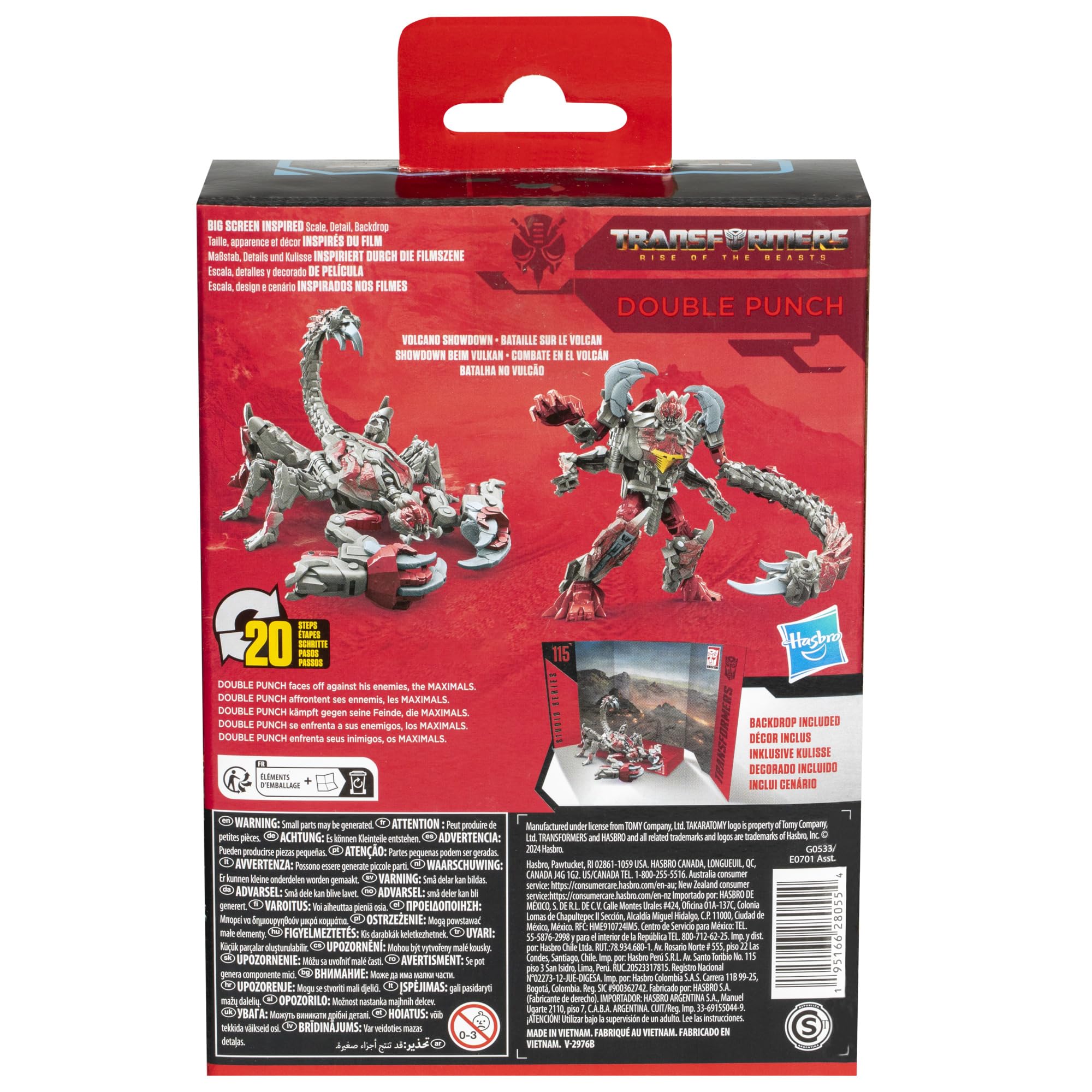 Transformers Double Punch articulated pose supports dynamic posing for photos