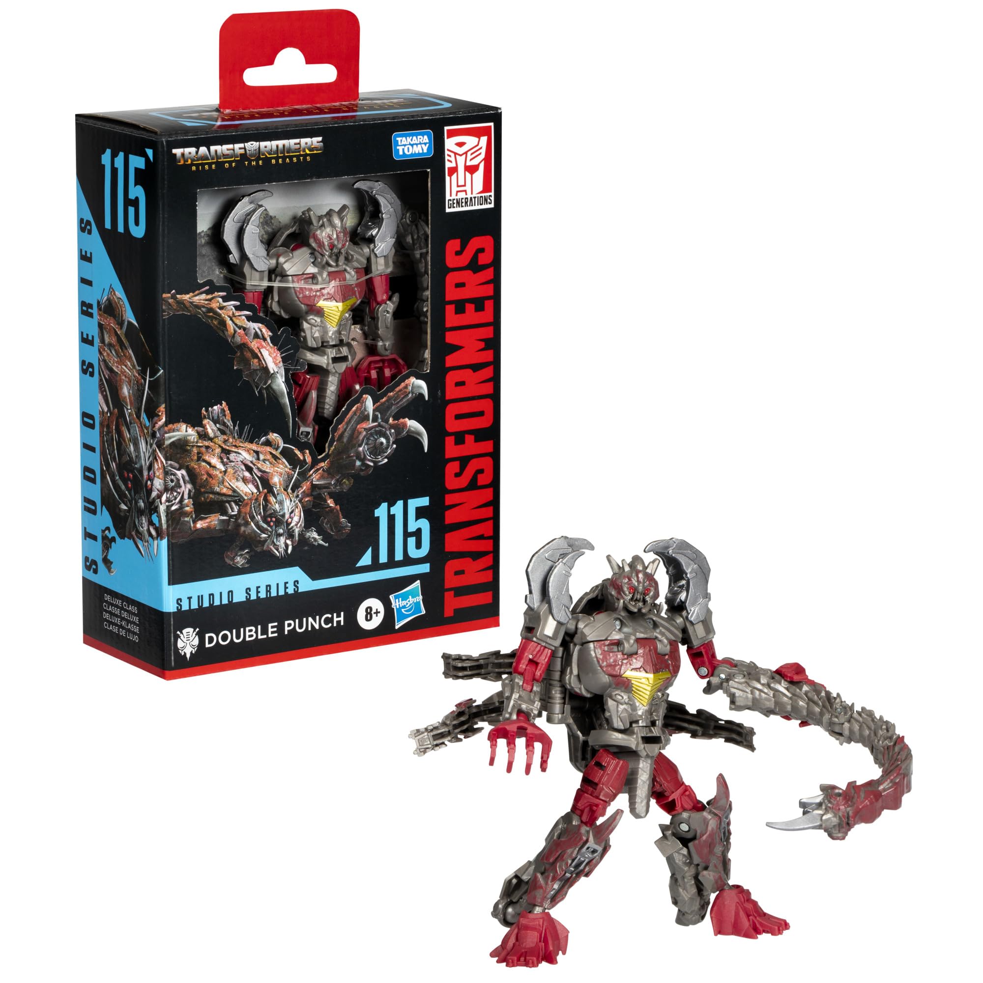Transformers Double Punch with tail attachment enhances playability across modes