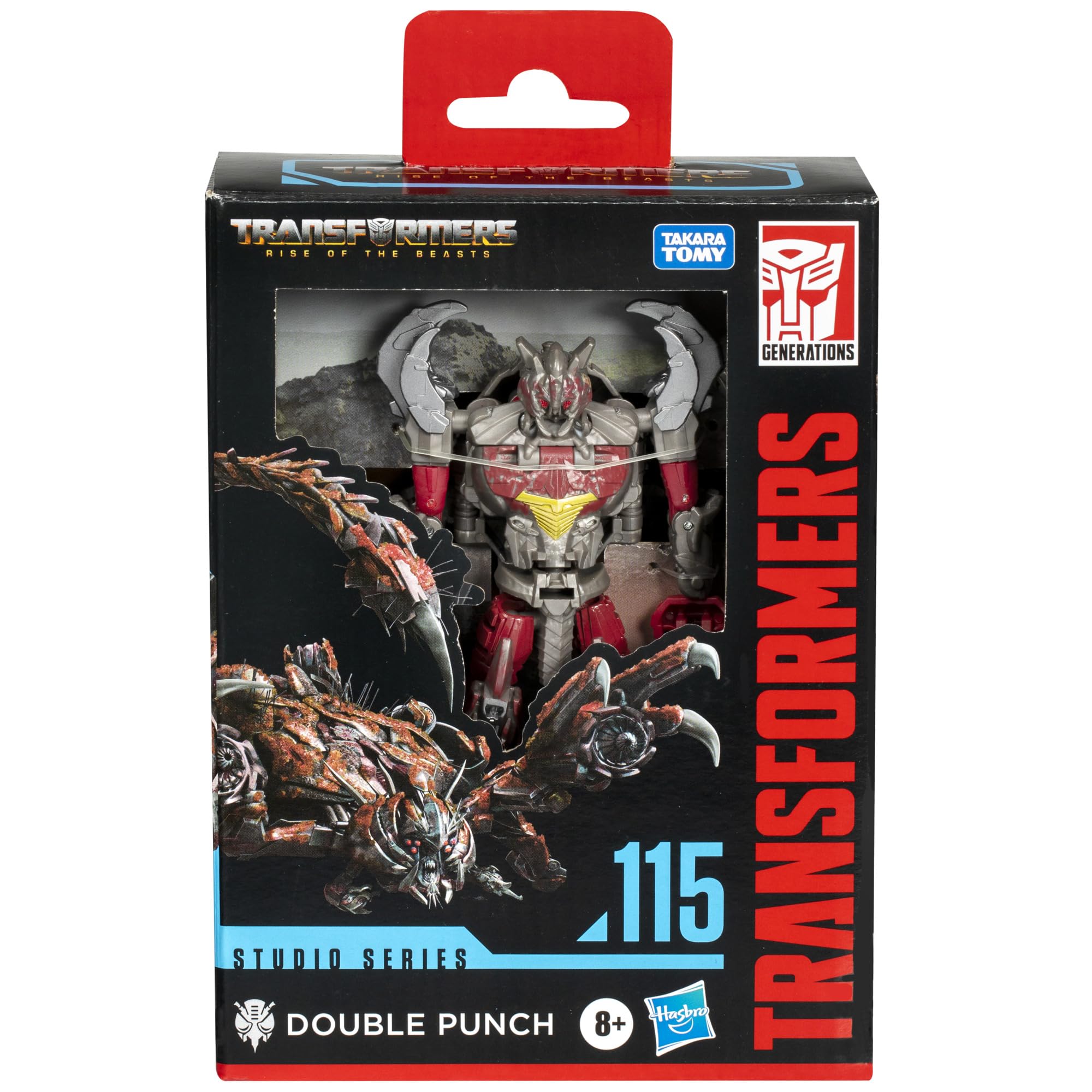 Transformers Double Punch volcano backdrop enhances display and storytelling scenes