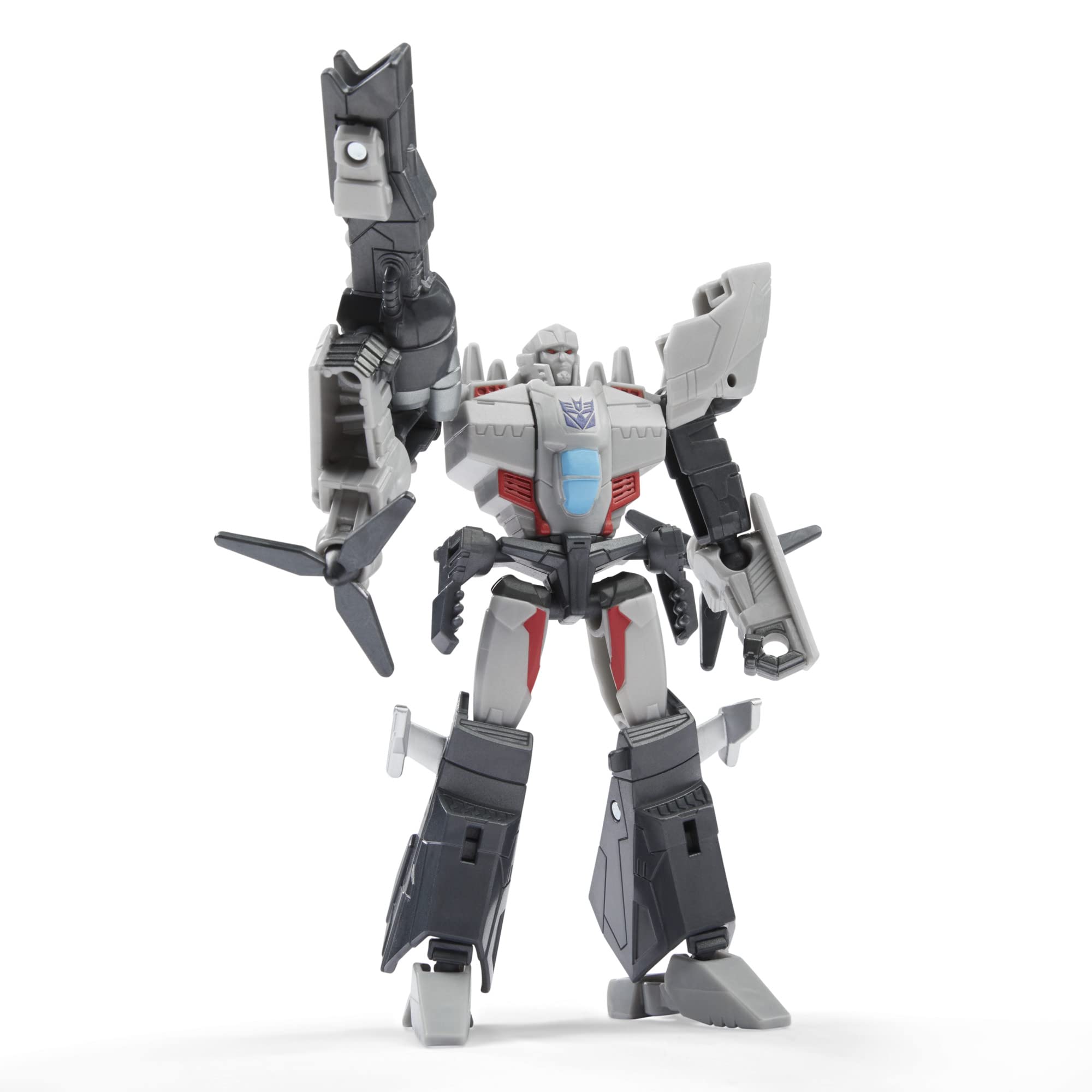 5-inch Megatron figure shown for display and play in a kid-friendly size.
