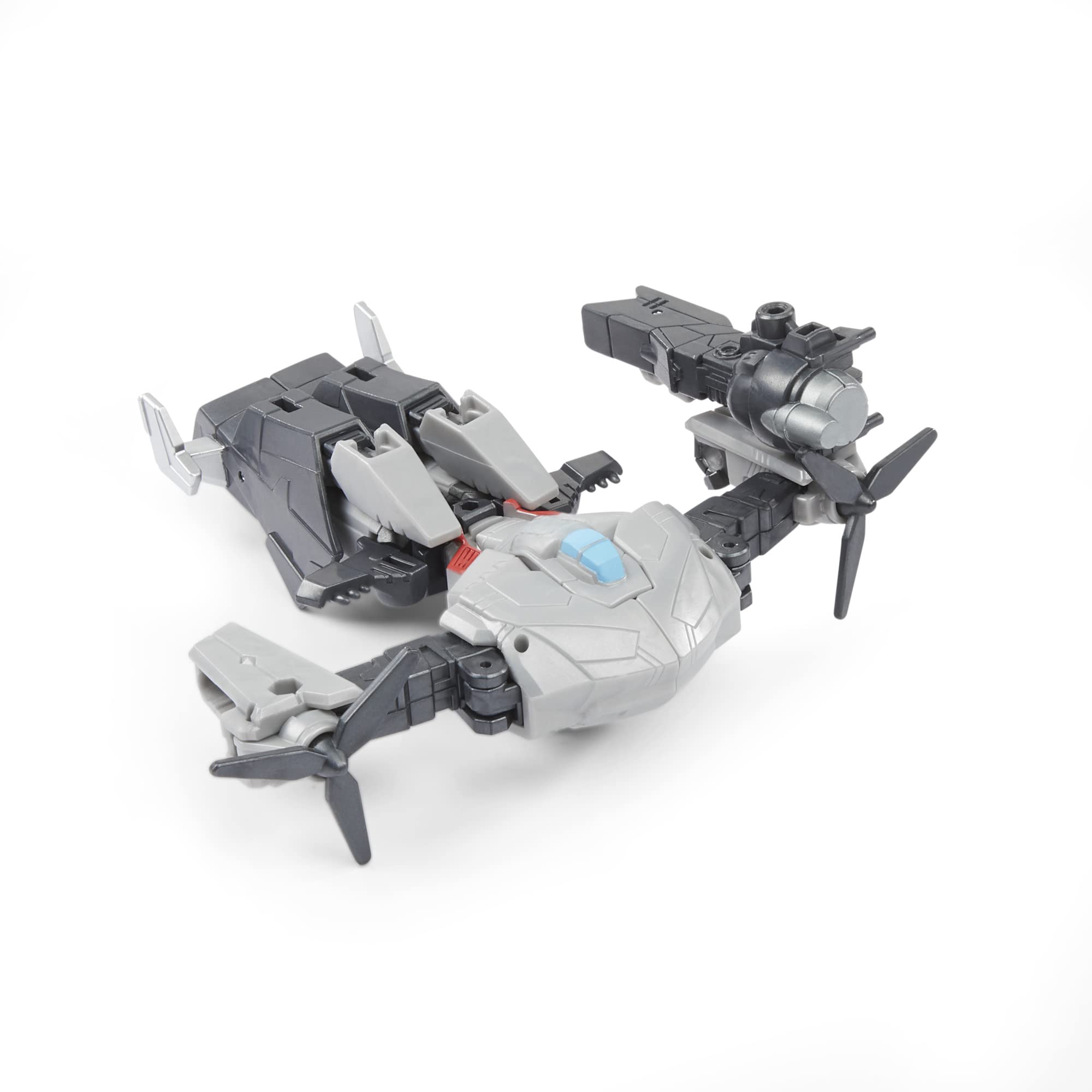 EarthSpark Megatron packaging and display base for gift-ready presentation.