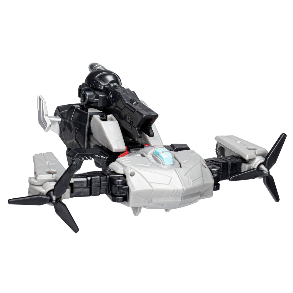Megatron's signature weapon converts to spear for action-packed battles.
