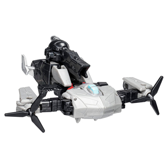 Megatron's signature weapon converts to spear for action-packed battles.