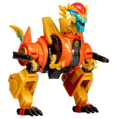 Transformers EarthSpark Terran Jawbreaker with two blasters and tail axe accessories
