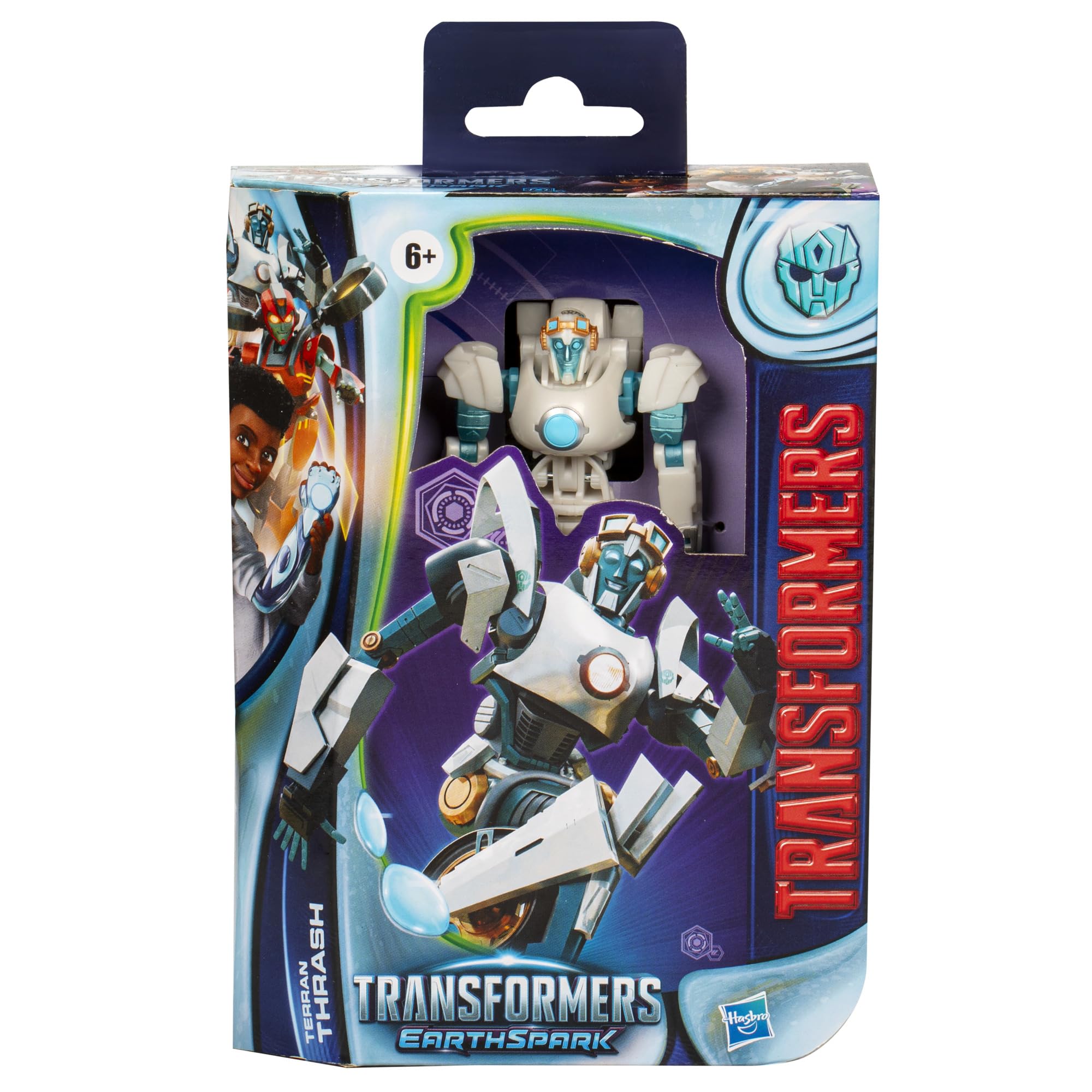 Terran Thrash includes missile and shield-blaster accessories attached in both modes.