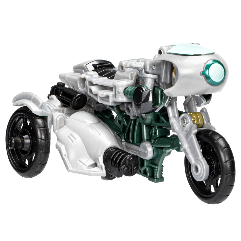 Terran Thrash in motorcycle mode for fast, dynamic adventures