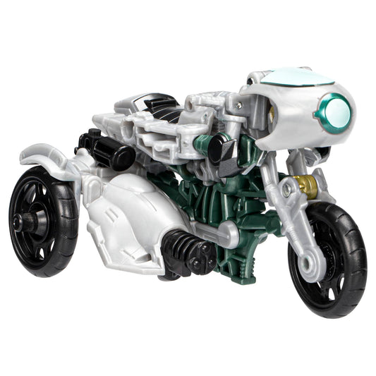 Terran Thrash in motorcycle mode for fast, dynamic adventures