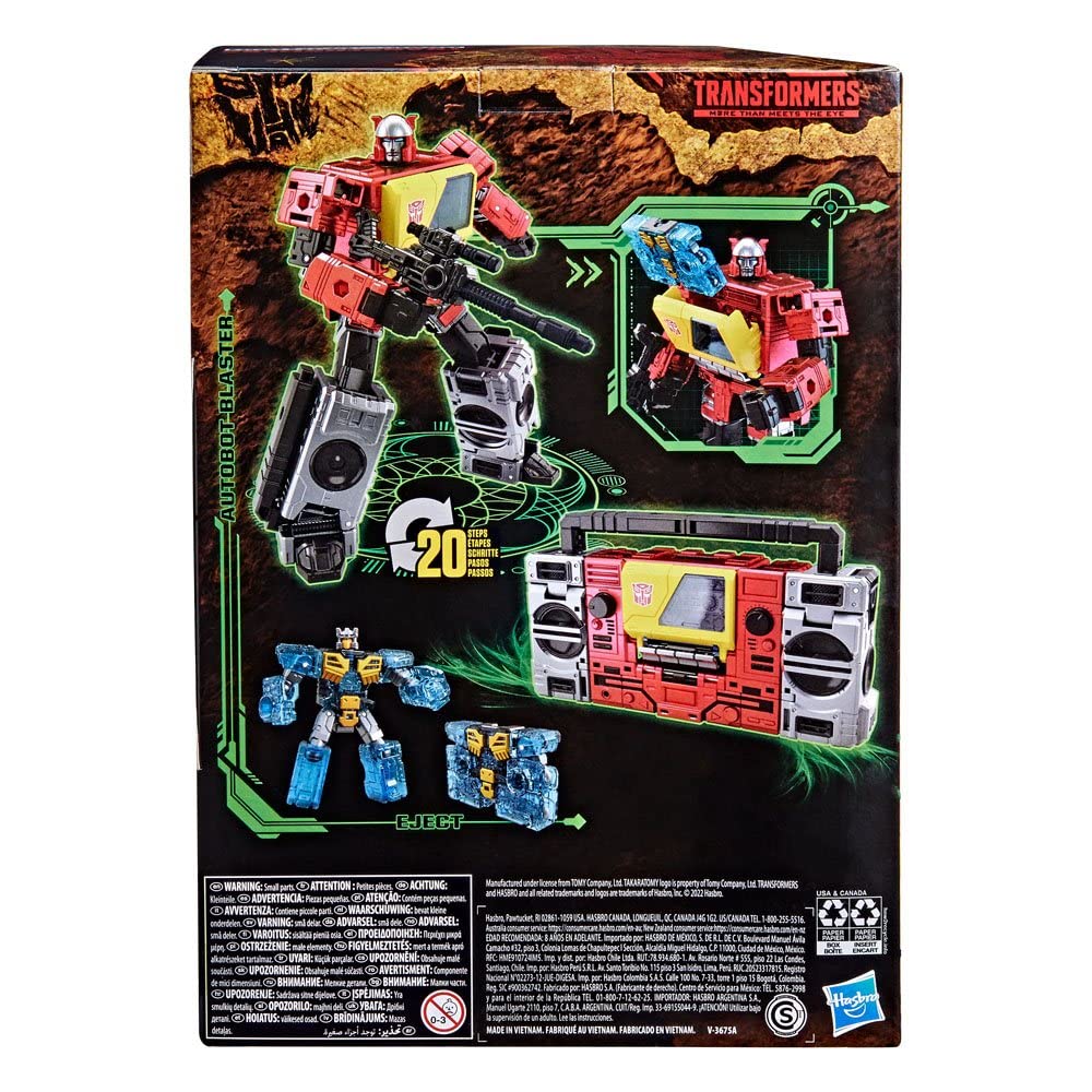 Transformers Eject figure converted to cassette mode for retro play.