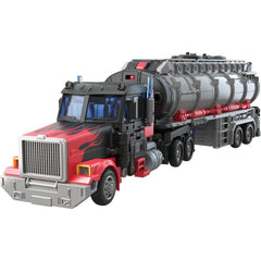 Transformers G2 Laser Optimus Prime battle-station setup for epic battles