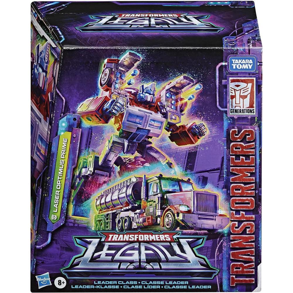 Transformers G2 Laser Optimus Prime in truck mode for dynamic play