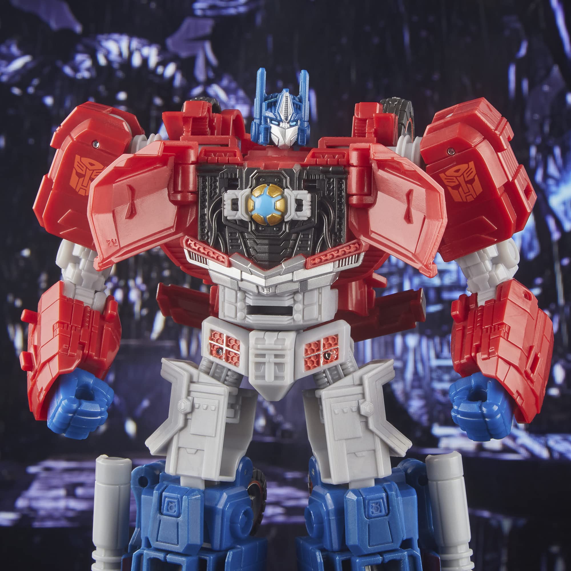 Transformers Gamer Edition Kaon backdrop with Optimus Prime for immersive scene display.