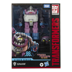 Transformers Gnaw figure in Sharkticon mode with striking sculpt and tail mace