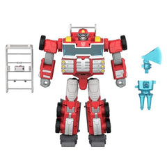 Heatwave robot-to-fire-truck conversion showing 29-step transformation.
