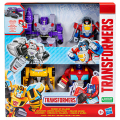 Transformers Heroes vs Villains Megatron robot toy with drill-tank mode