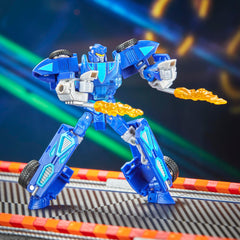 21-step transformation supports imaginative play between robot and car