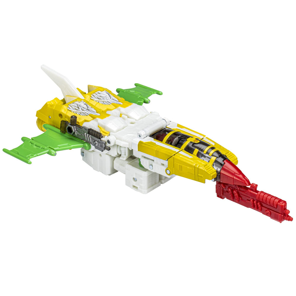 Jhiaxus jet mode ready for flight, showcasing dual-mode play and dynamic posing